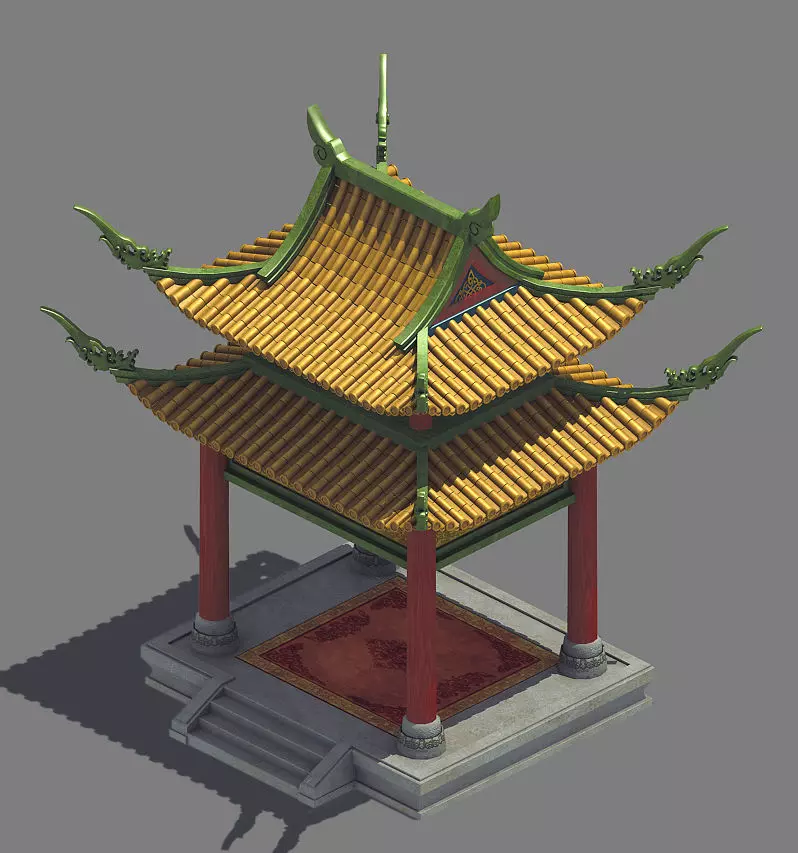 Palace - Fang Ting 11 3D model_0