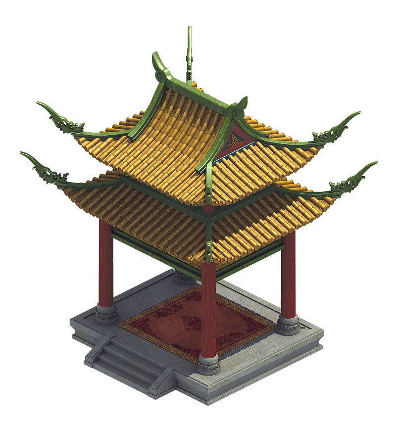 Palace - Fang Ting 11 3D model_1