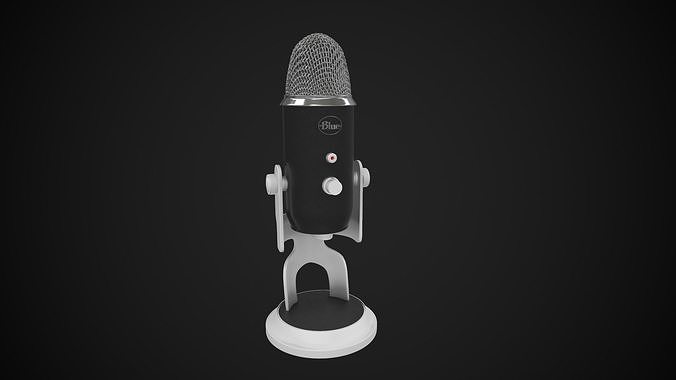 Microphone 3D model