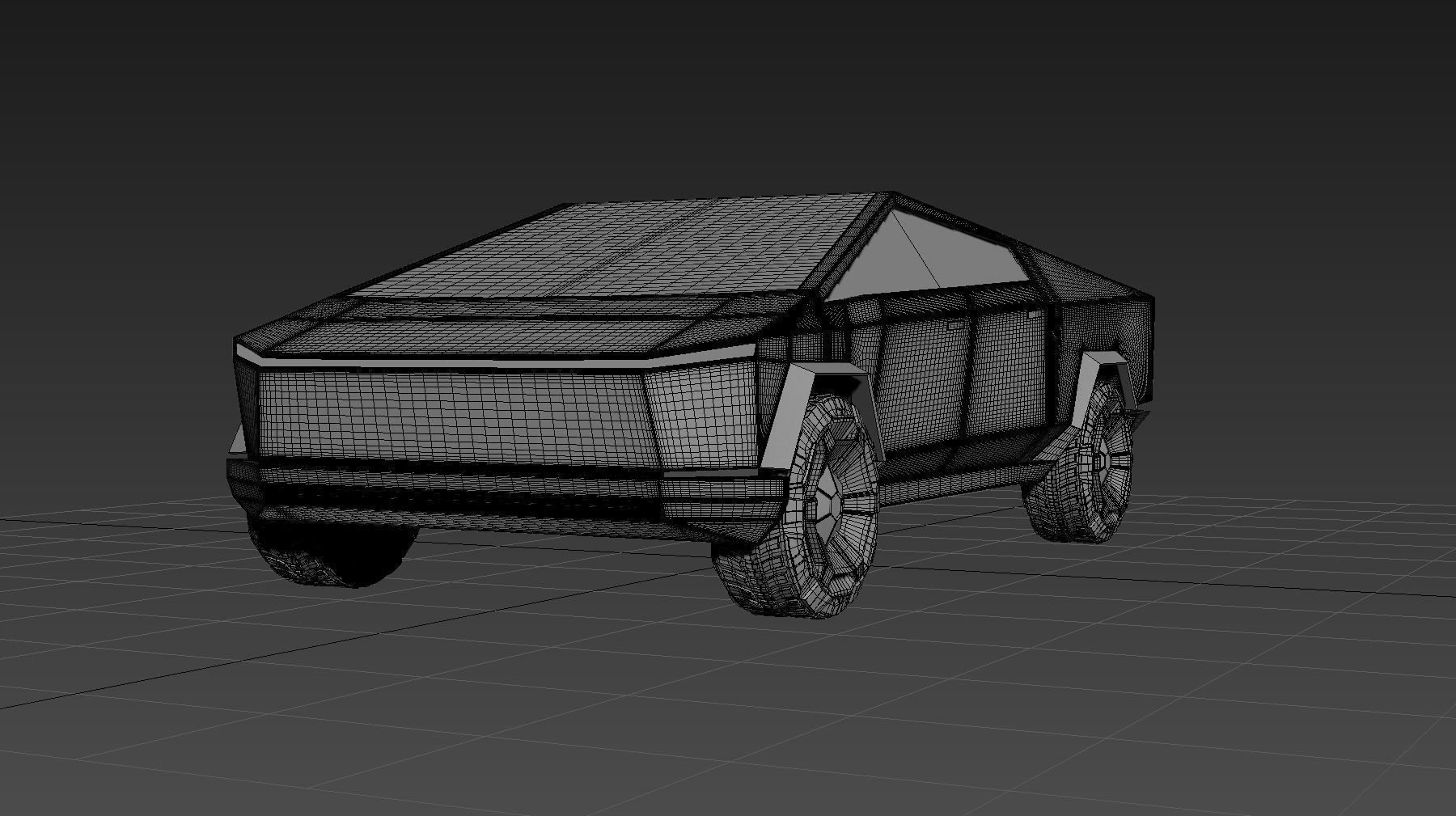 Tesla Cyber truck 3D model_5