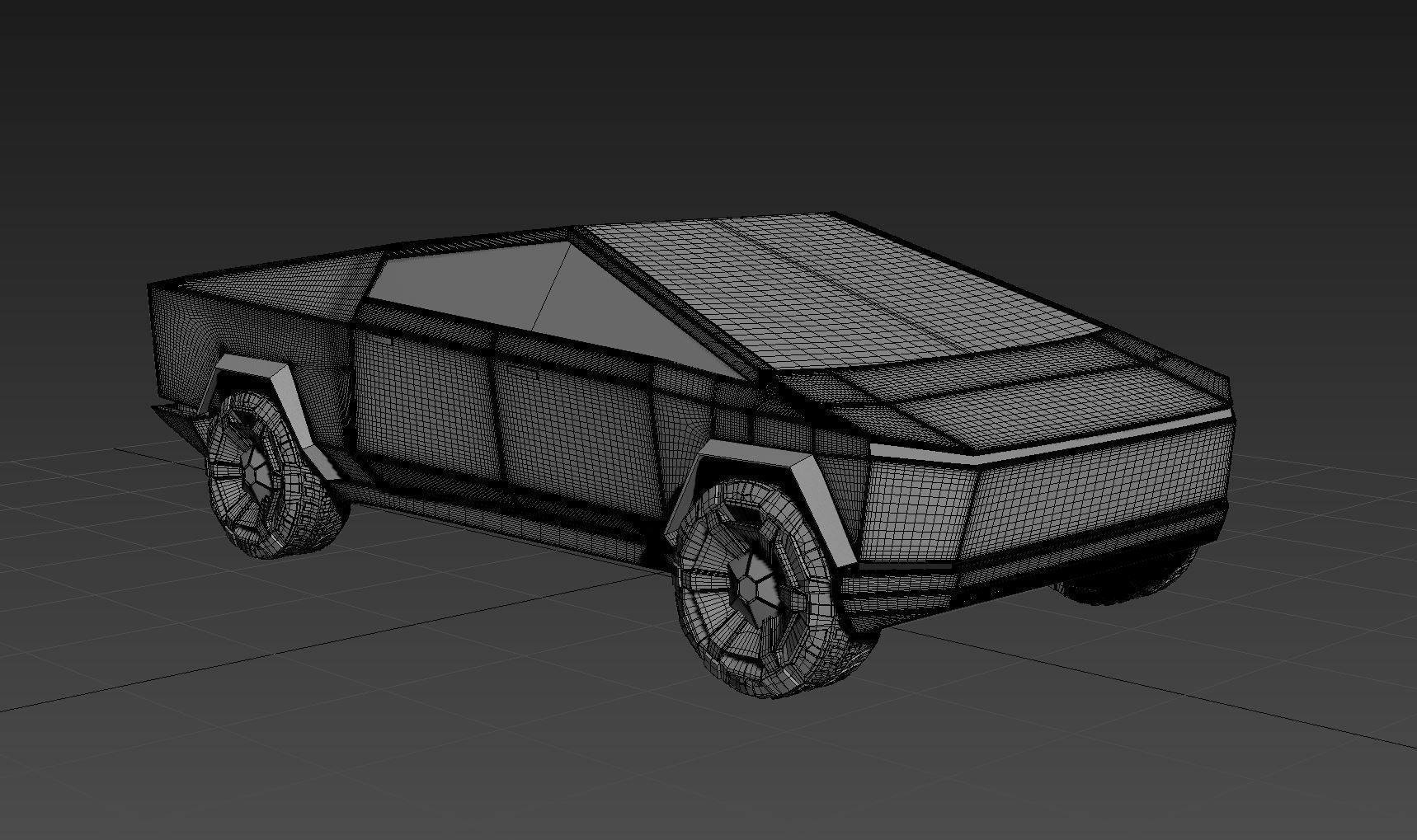 Tesla Cyber truck 3D model_4