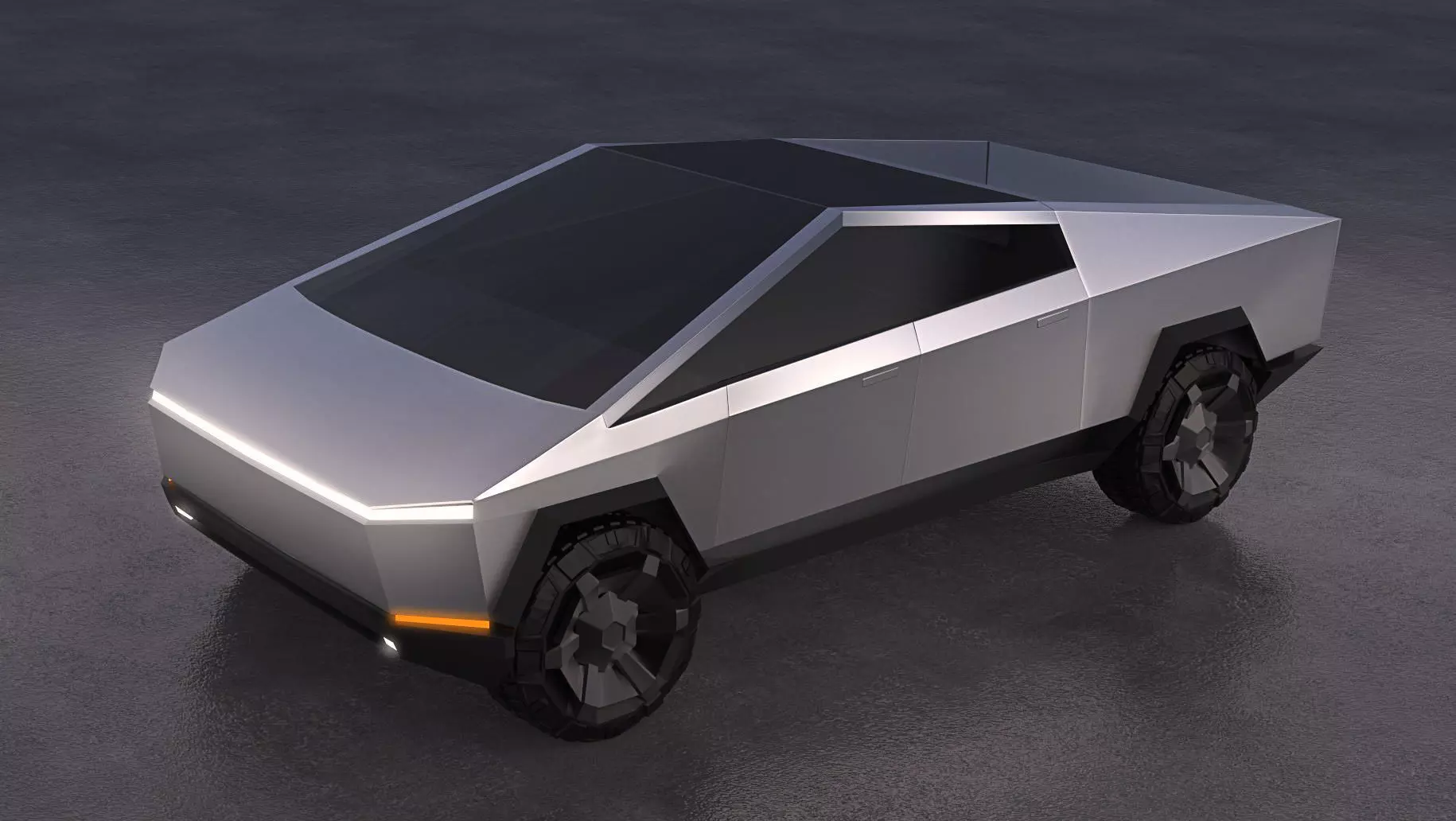 Tesla Cyber truck 3D model_0