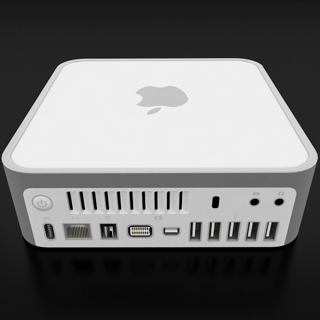 Mac Mini 3D model_2