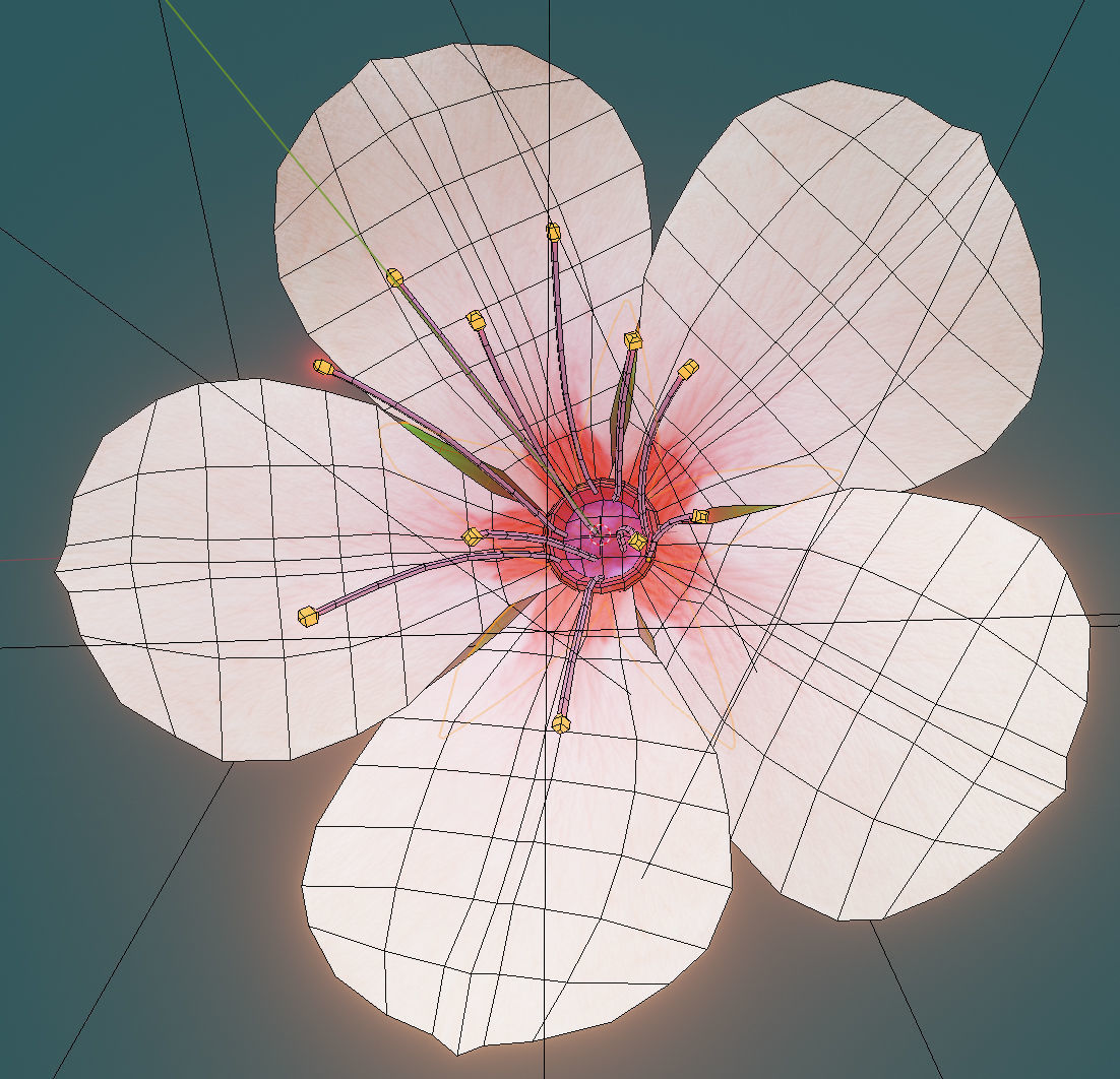 3D model Cherry blossom VR / AR / low-poly rigged | CGTrader