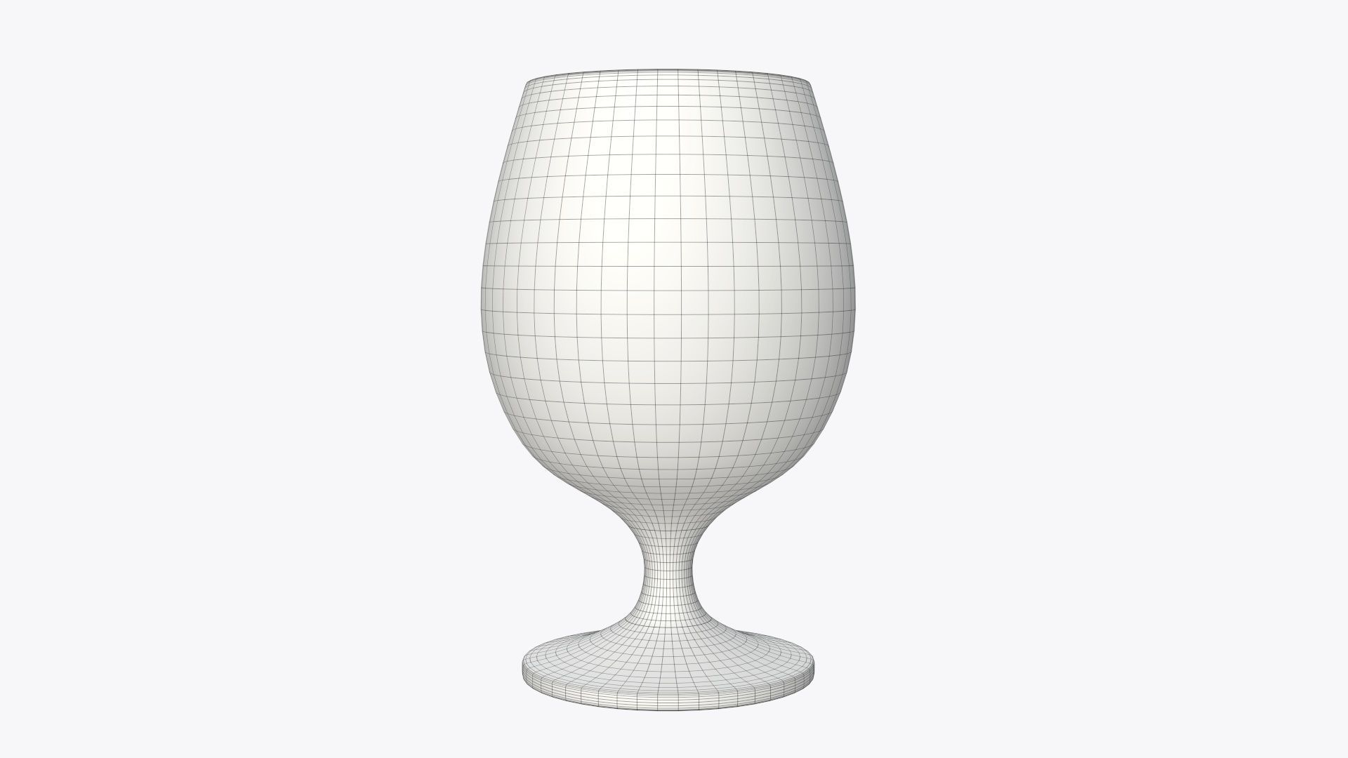 Pokal with orange juice 3D model_2