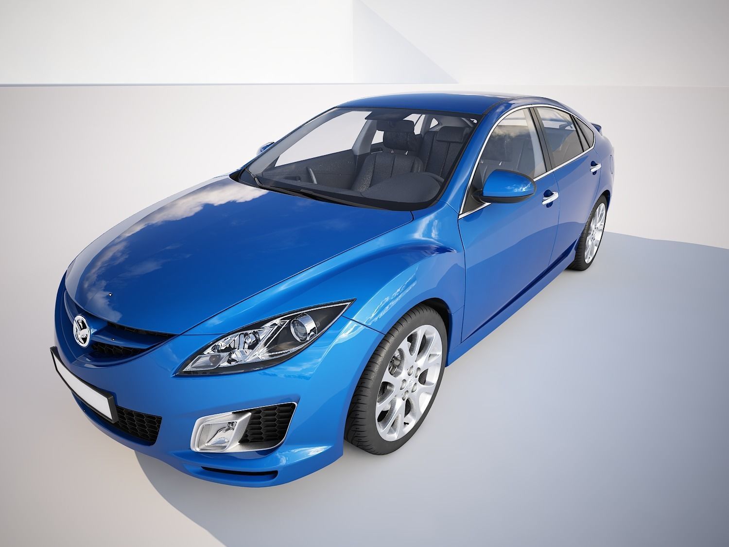 Mazda 6 subaru legacy - subaru legacy 3D model_1