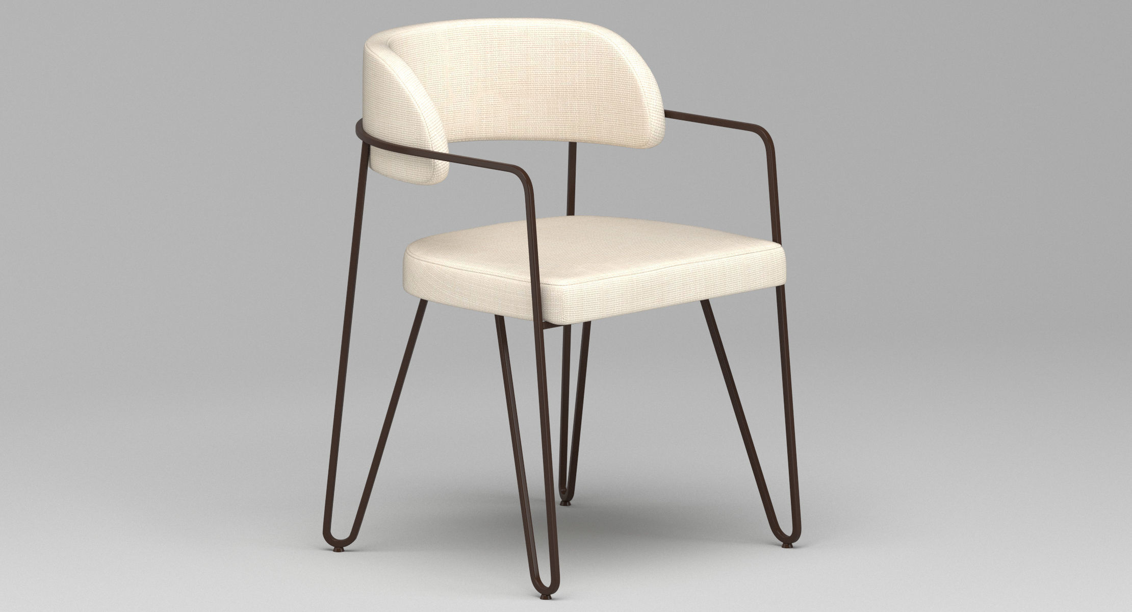 Jacques Quinet chair 3D model_2