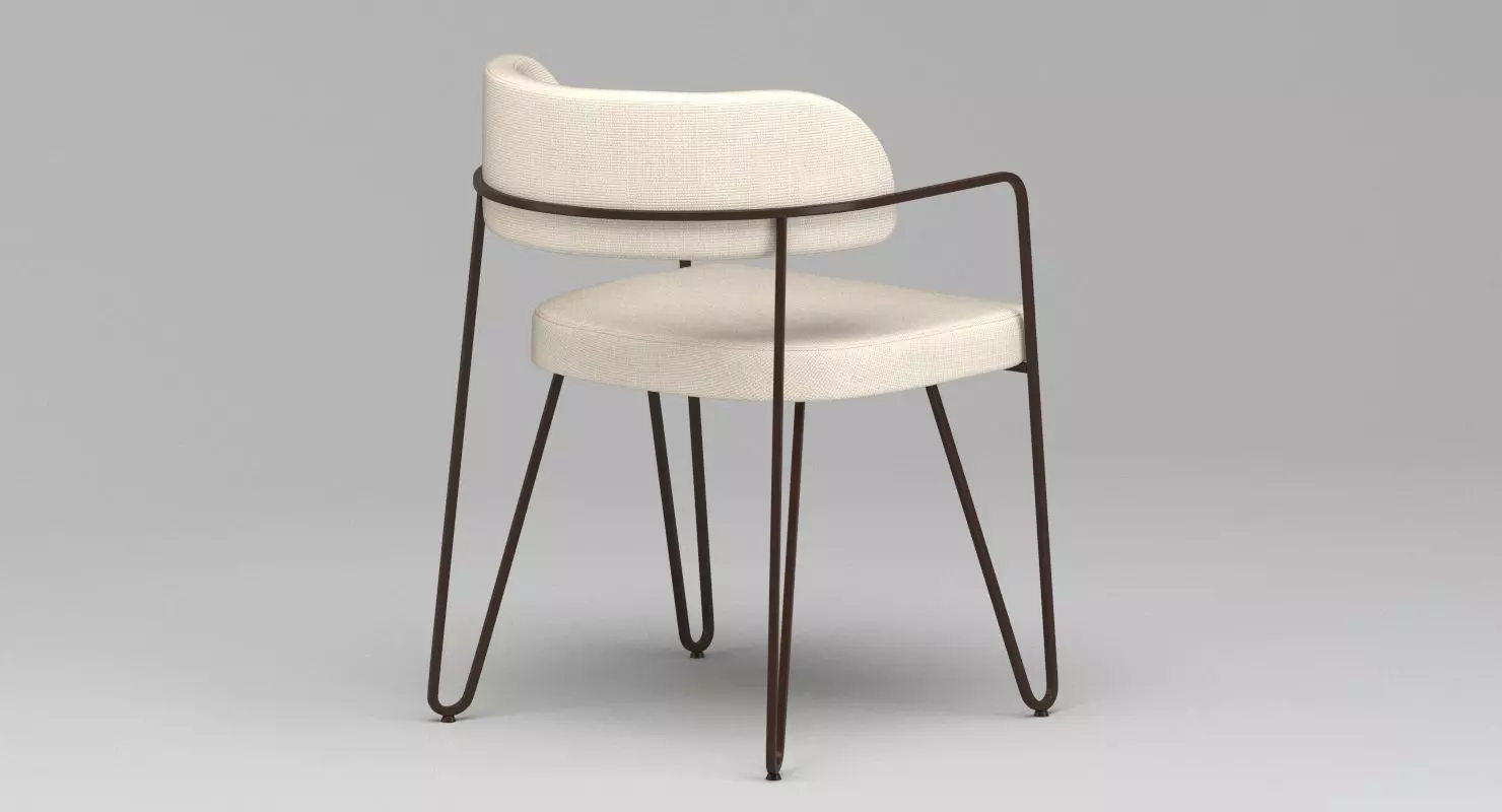 Jacques Quinet chair 3D model_0