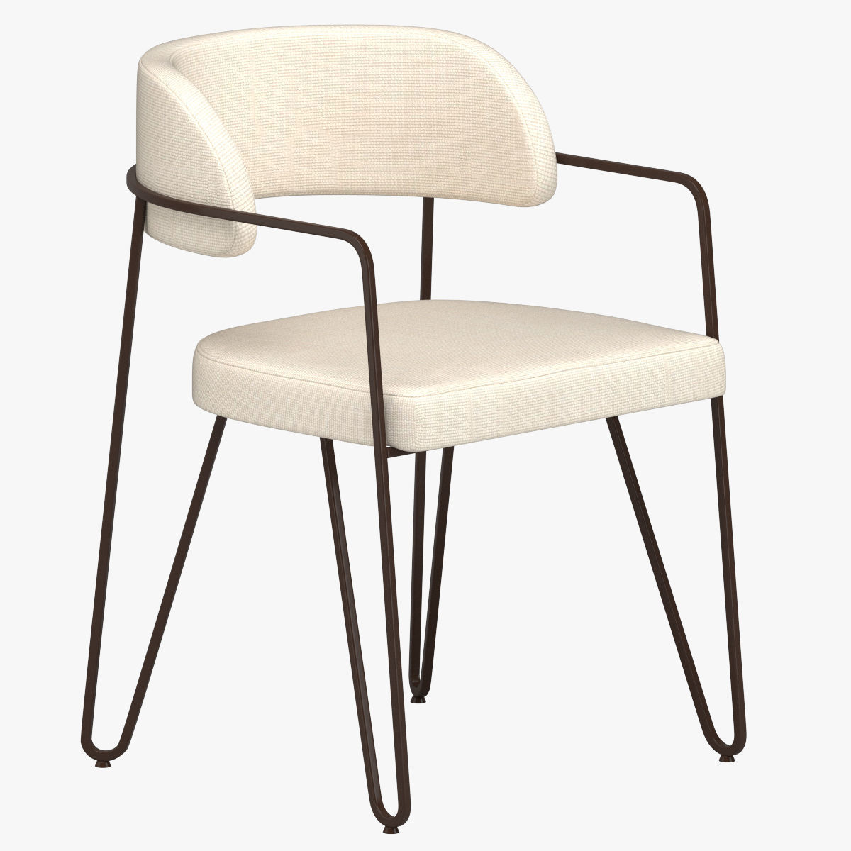 Jacques Quinet chair 3D model_5