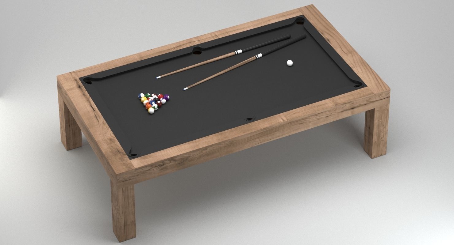 James Perse Billard Pool Table 3D model_2