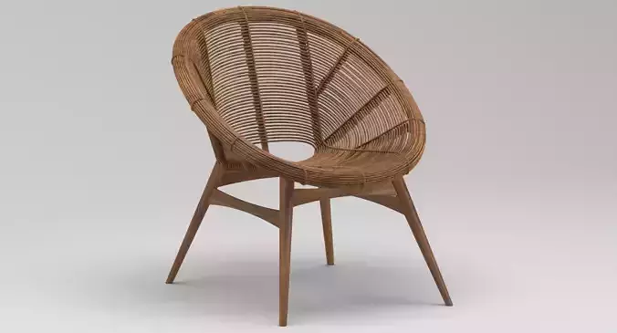 Janine Abraham Lounge bamboo chair