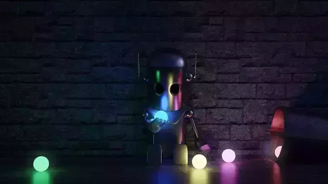 The little robot Lighty