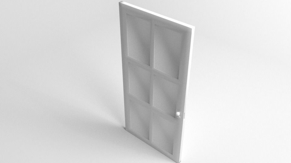 Door 1 3D model_4