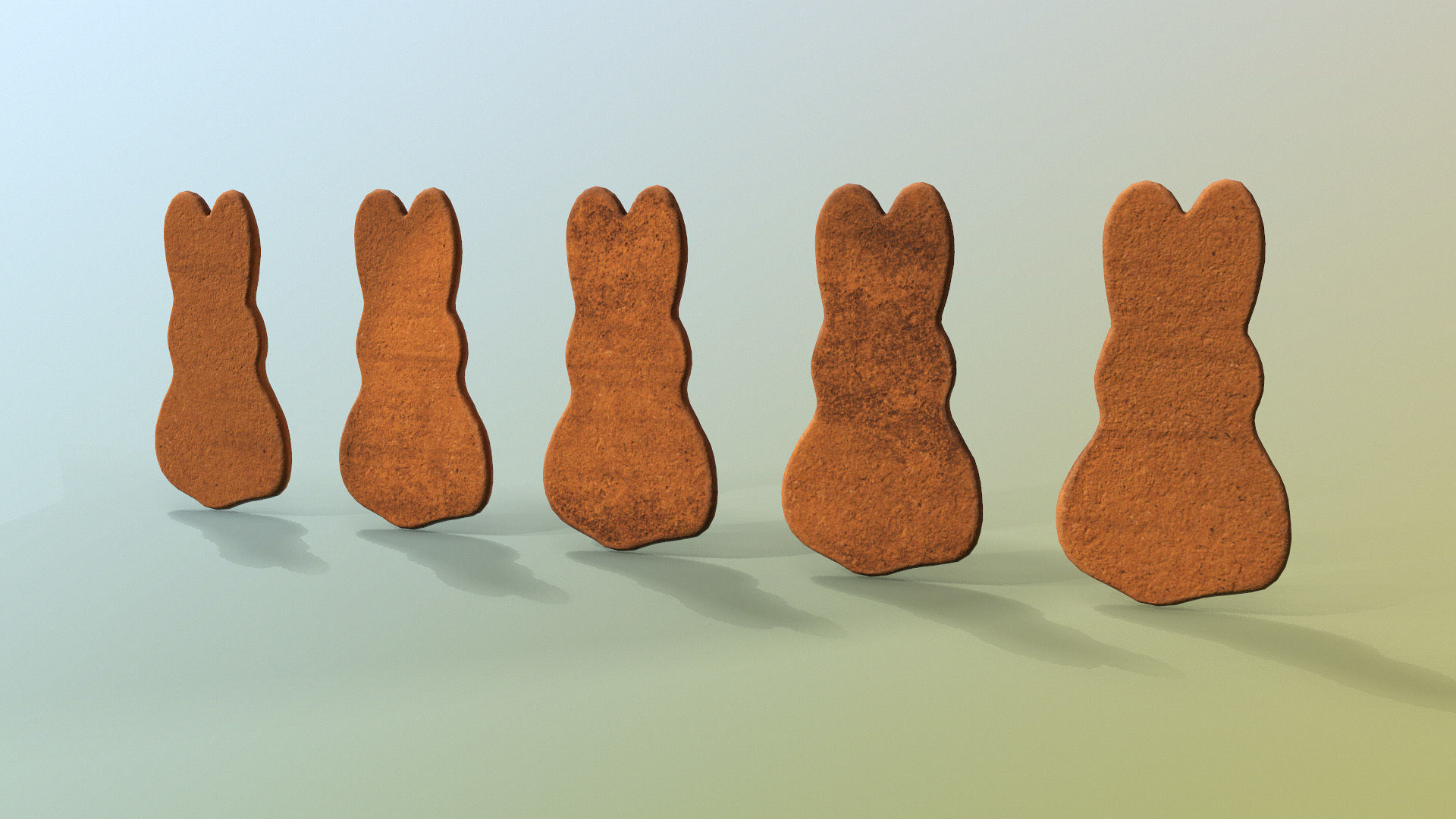 Easter Cookies 3D model_5