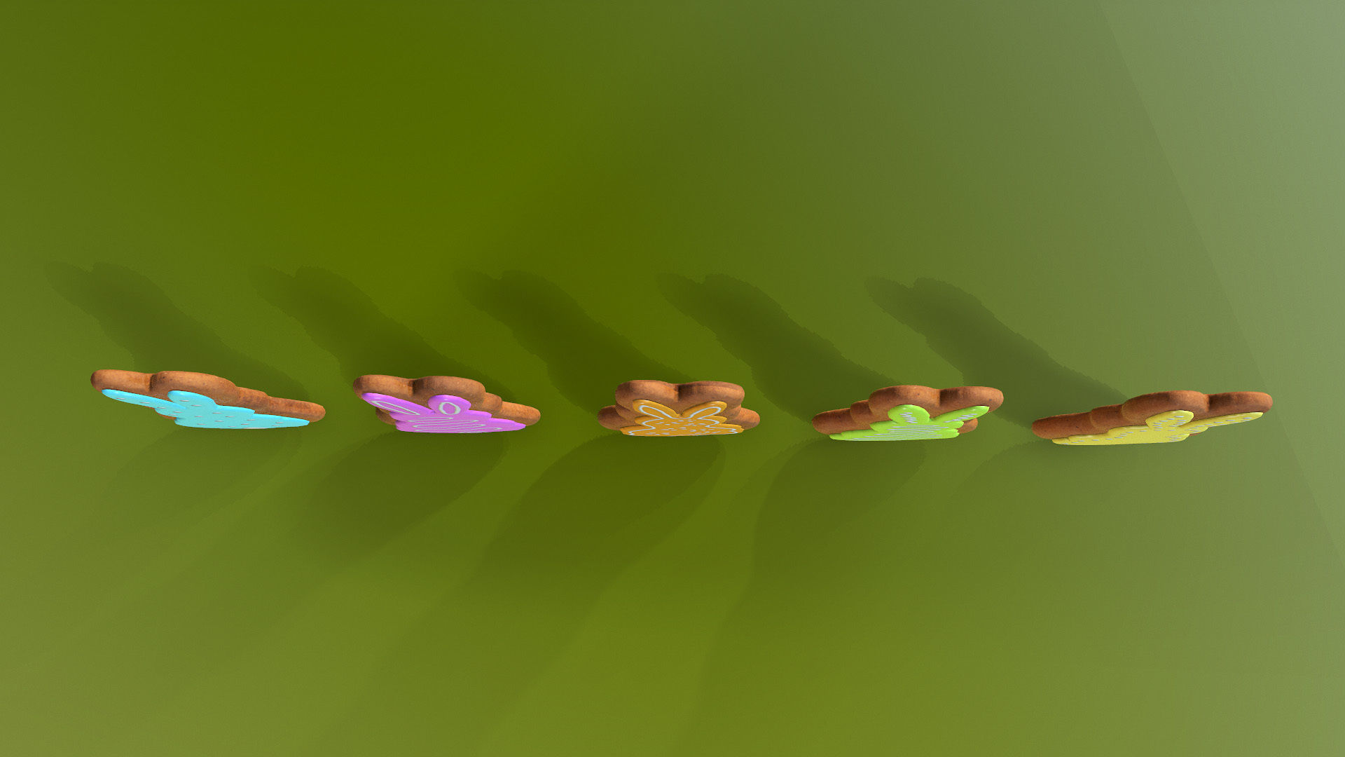 Easter Cookies 3D model_6