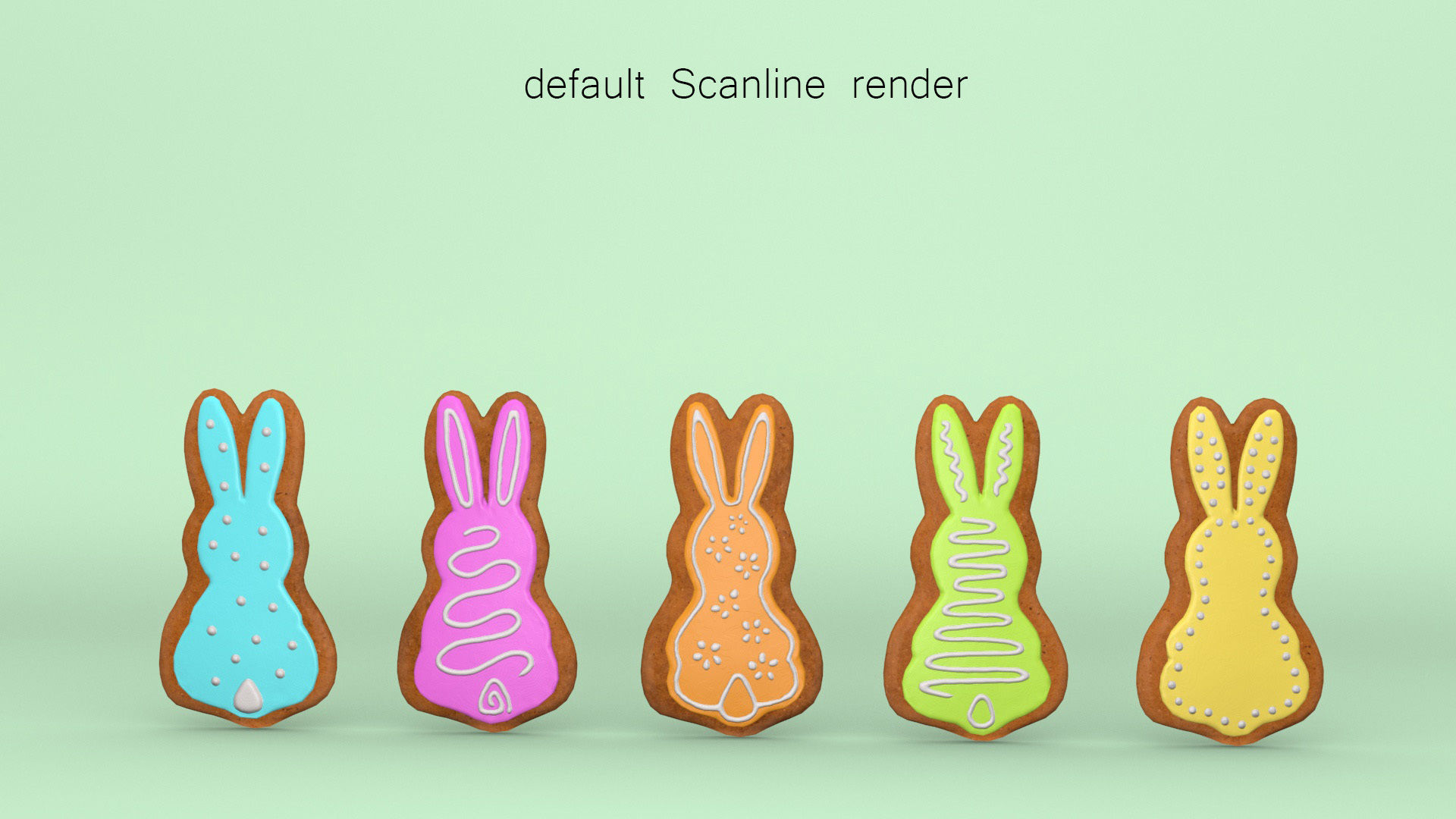 Easter Cookies 3D model_7