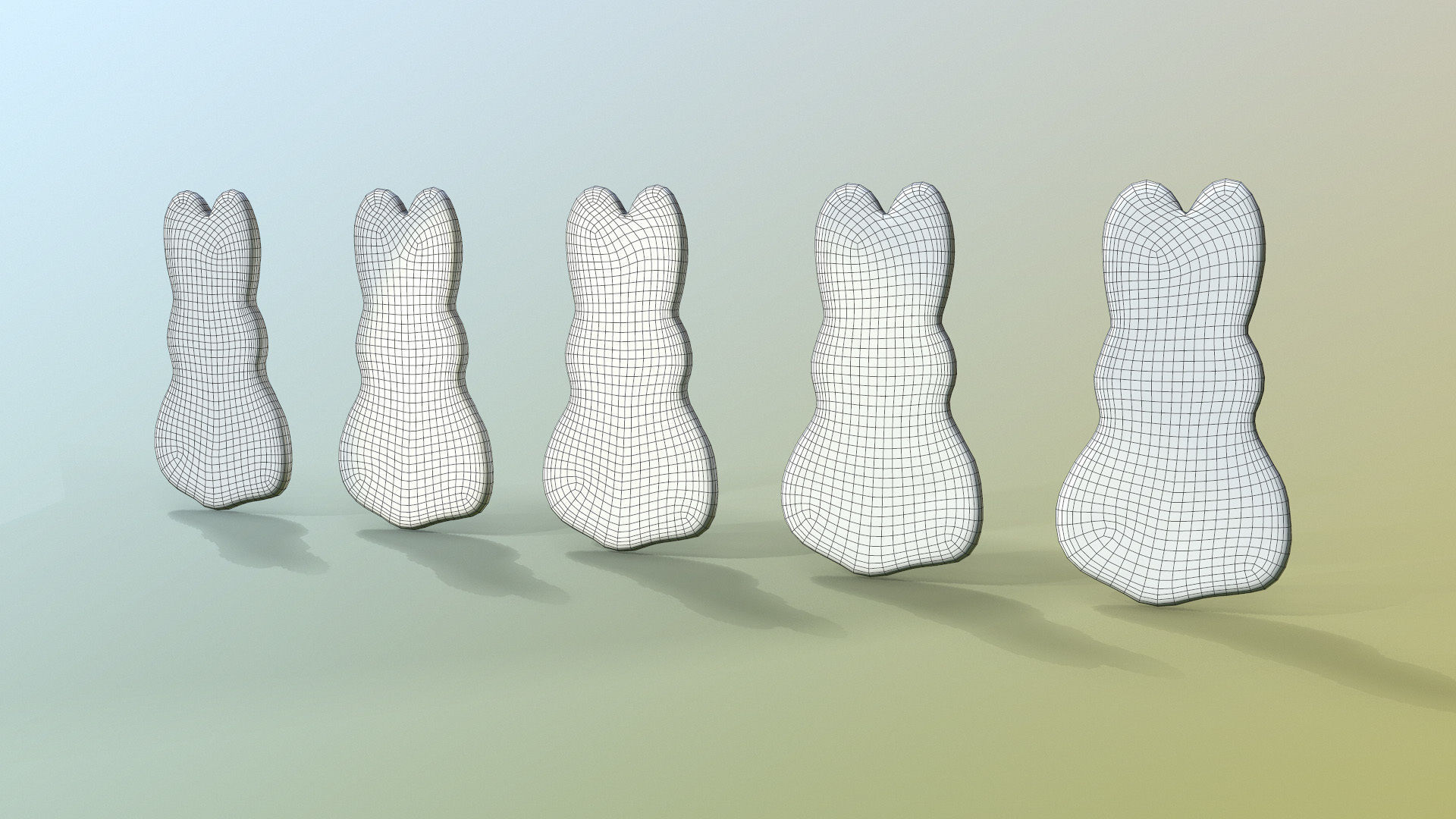 Easter Cookies 3D model_9