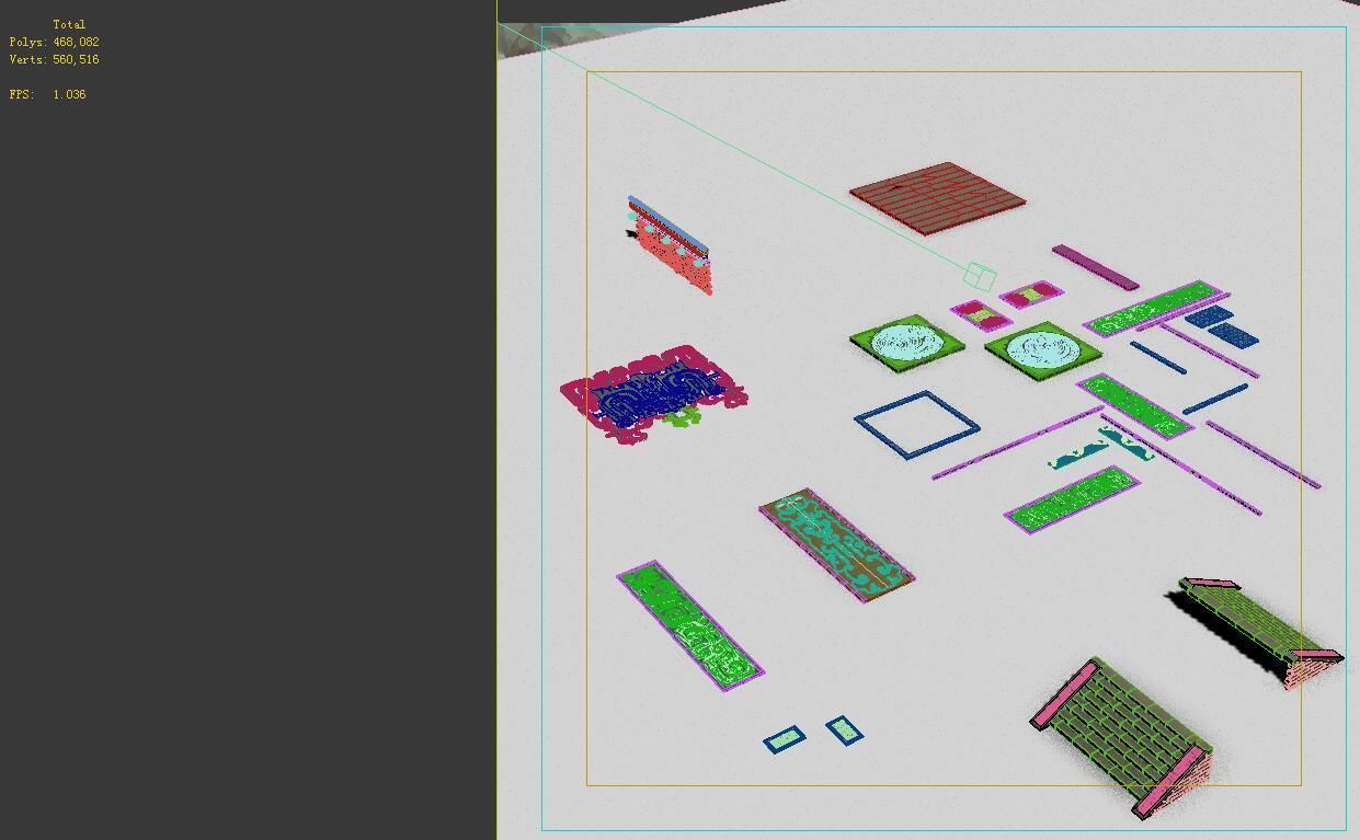 Building floor - components 3D model_2