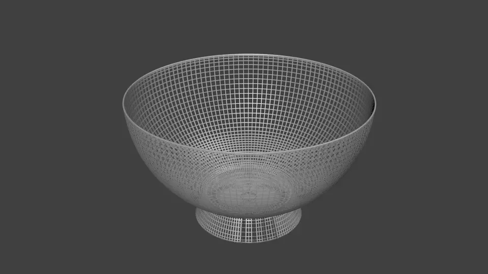 Drainer wire mesh cup 3D model