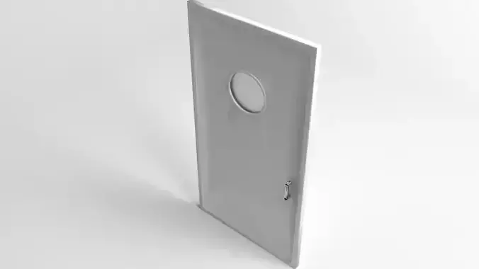 Door 9 with hole in middle