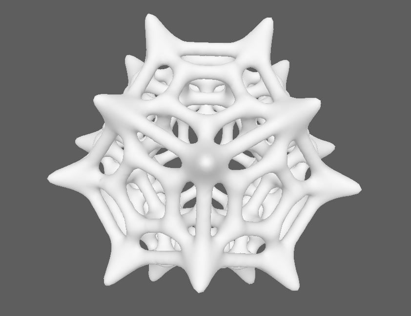 Dodecahedron Pedant 3D print model_9
