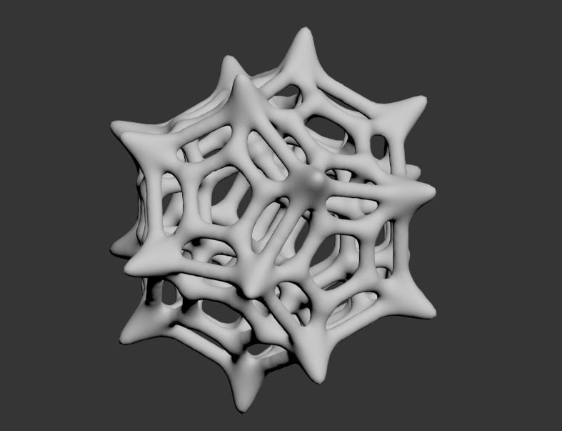 Dodecahedron Pedant 3D print model_5