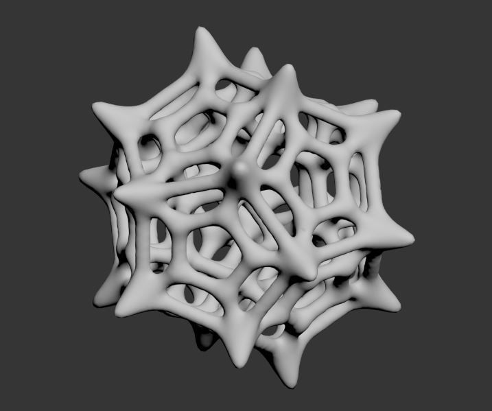 Dodecahedron Pedant 3D print model_8