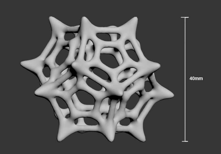 Dodecahedron Pedant 3D print model_4