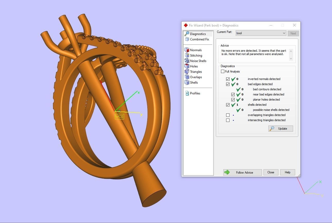 Engagement ring 3D print model_11