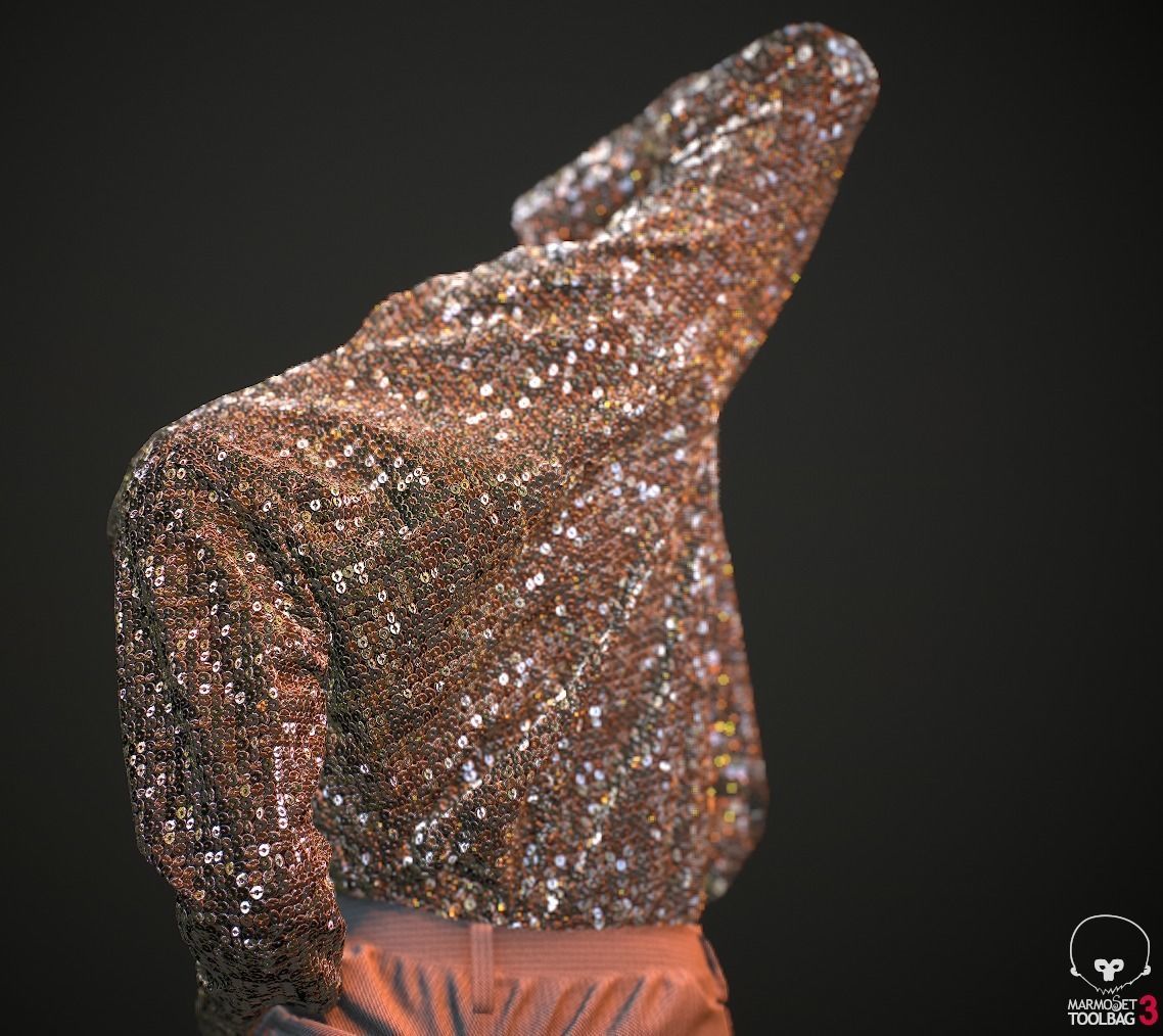 Sequin material Texture