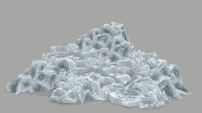 Rock Set piece of Low-poly 3D model