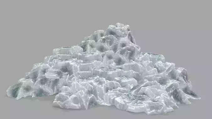 Rock Set piece of Low-poly 3D model