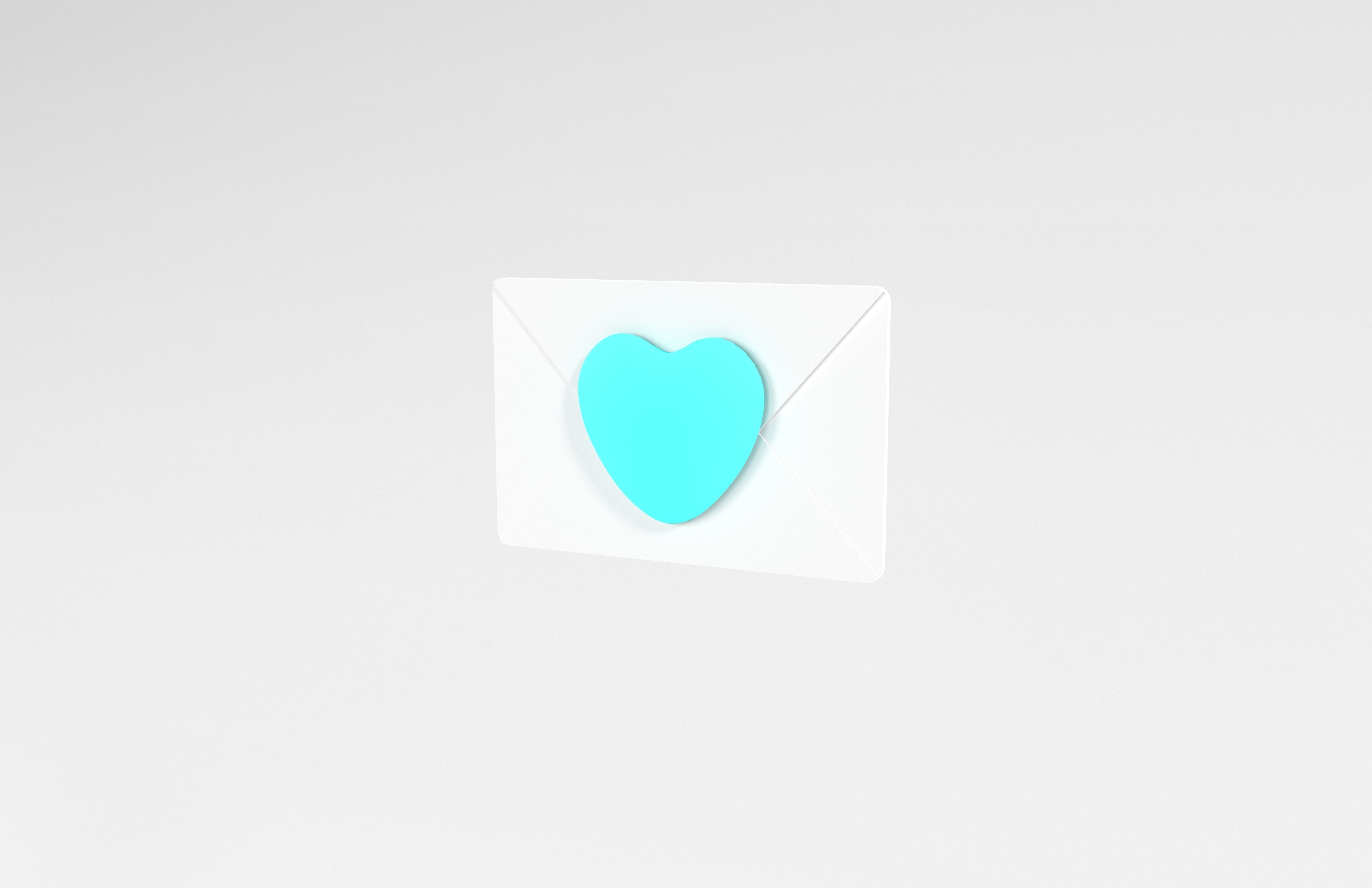 Love Letter v1 005 Low-poly 3D model_2