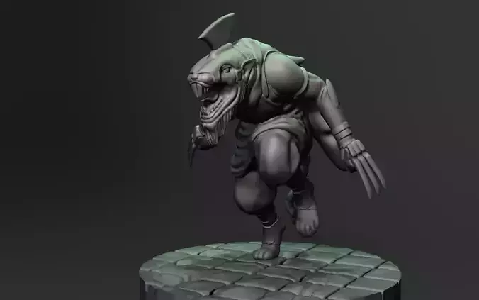Nezumi Ninja Boss 3D print model