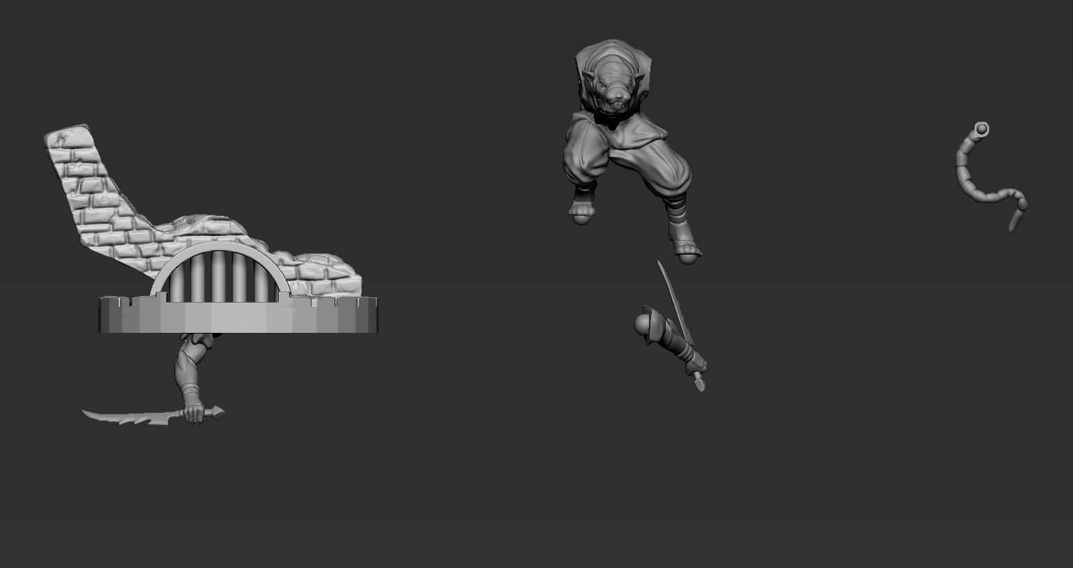 Nezumi Ninja Gang 3D print model_8