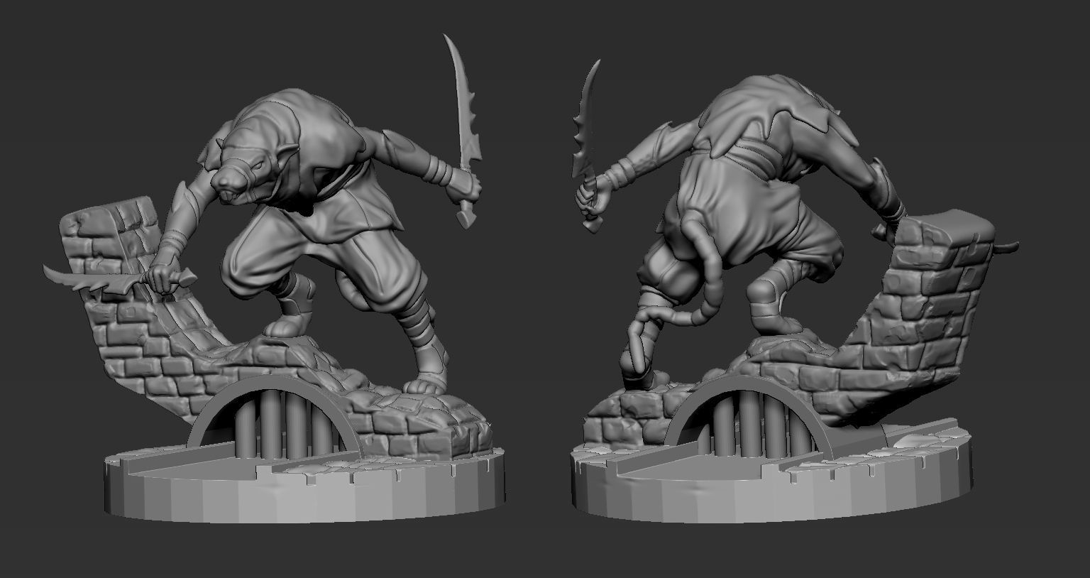 Nezumi Ninja Gang 3D print model_6