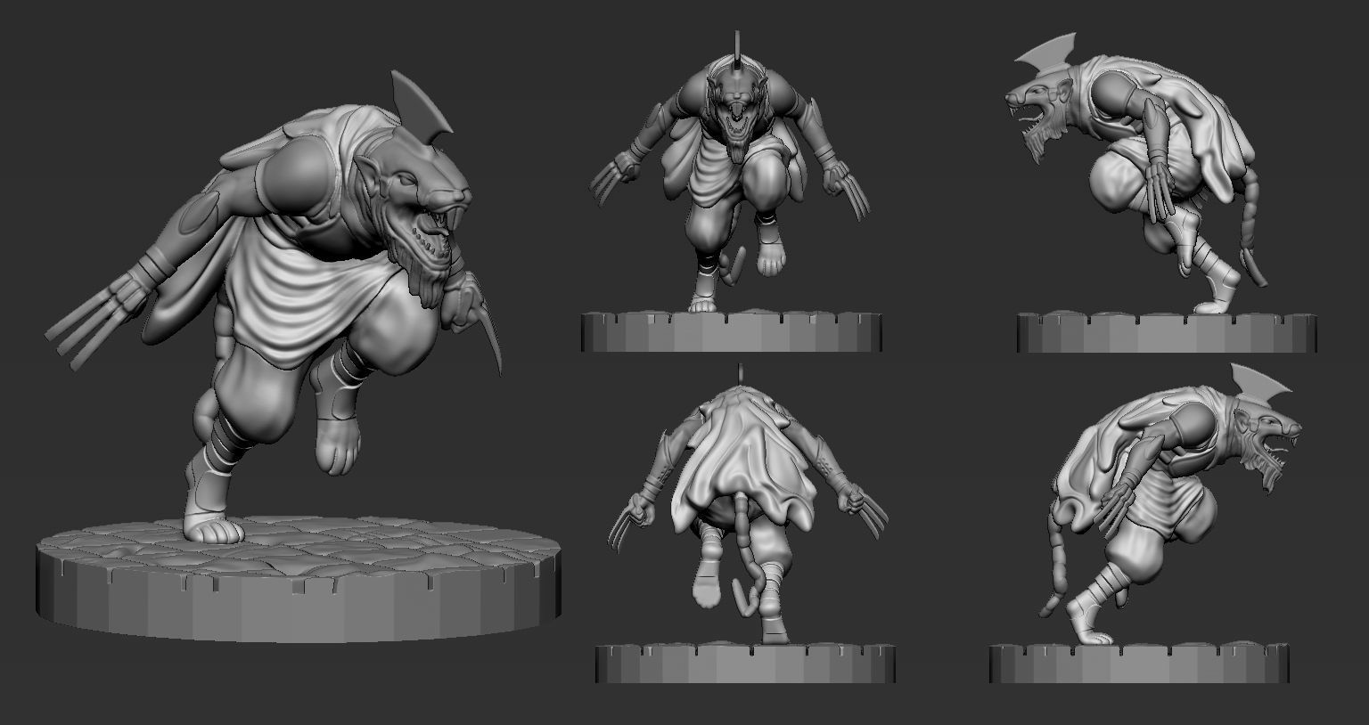 Nezumi Ninja Gang 3D print model_10