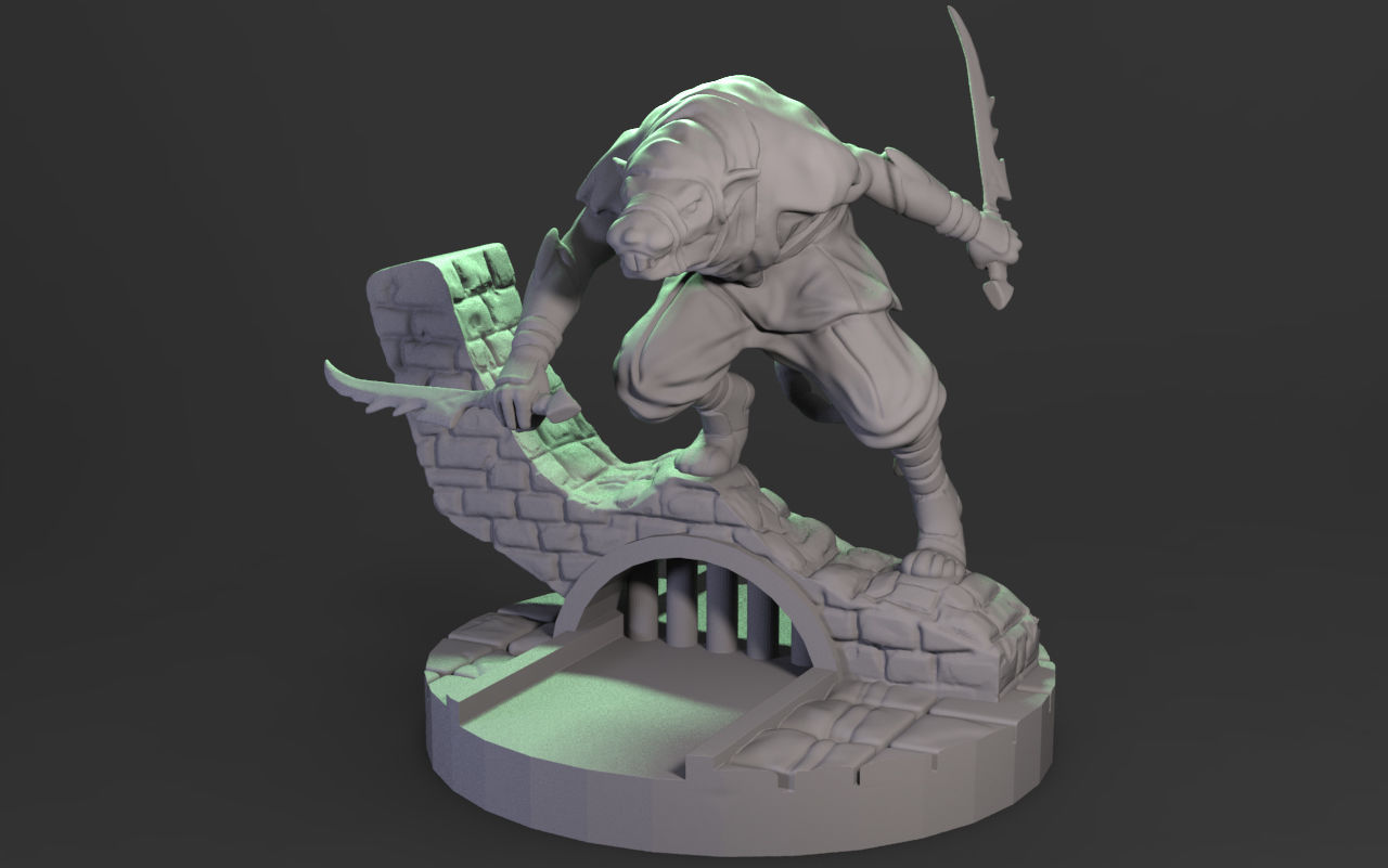 Nezumi Ninja Gang 3D print model_5