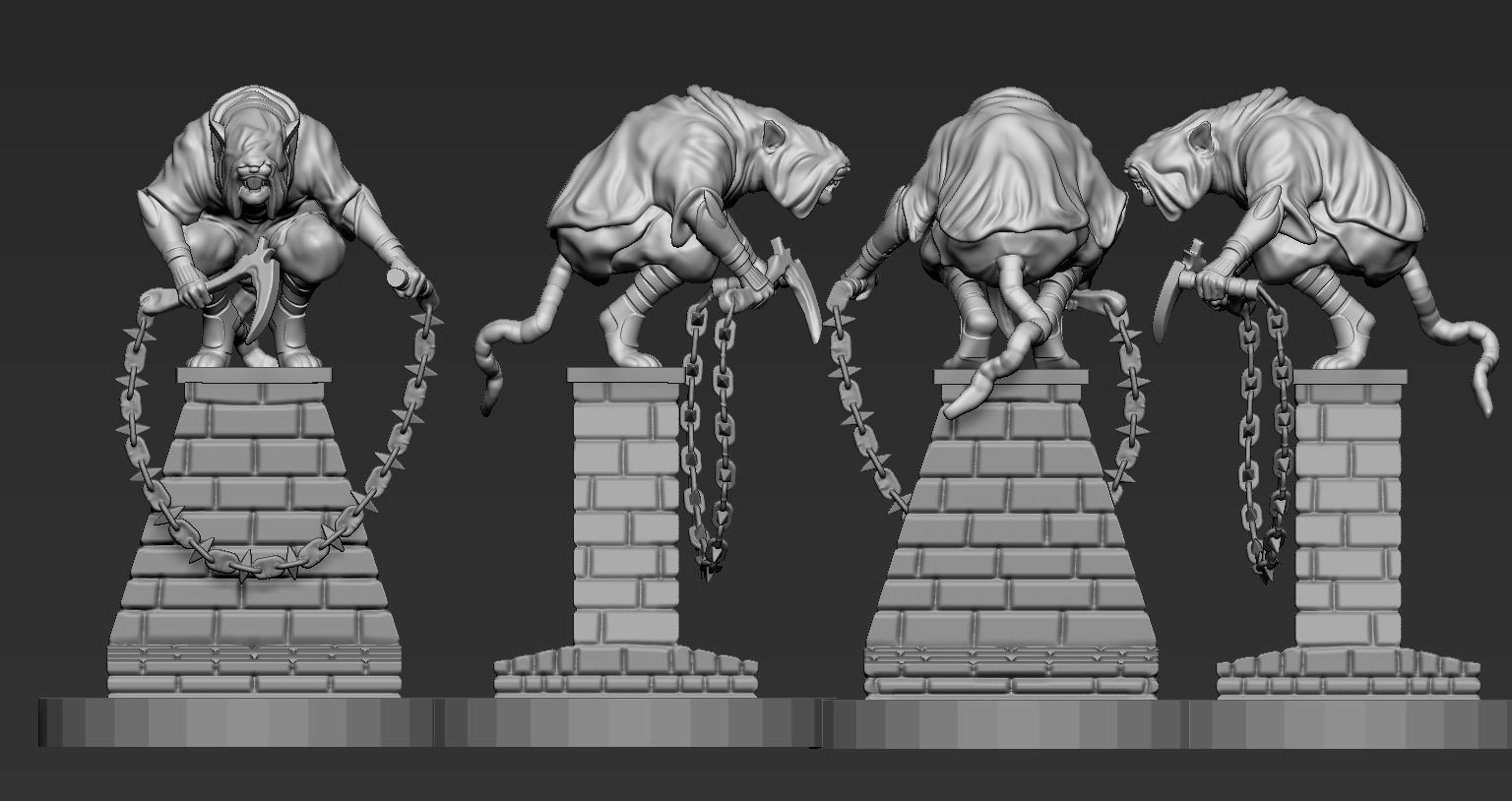 Nezumi Ninja Gang 3D print model_14