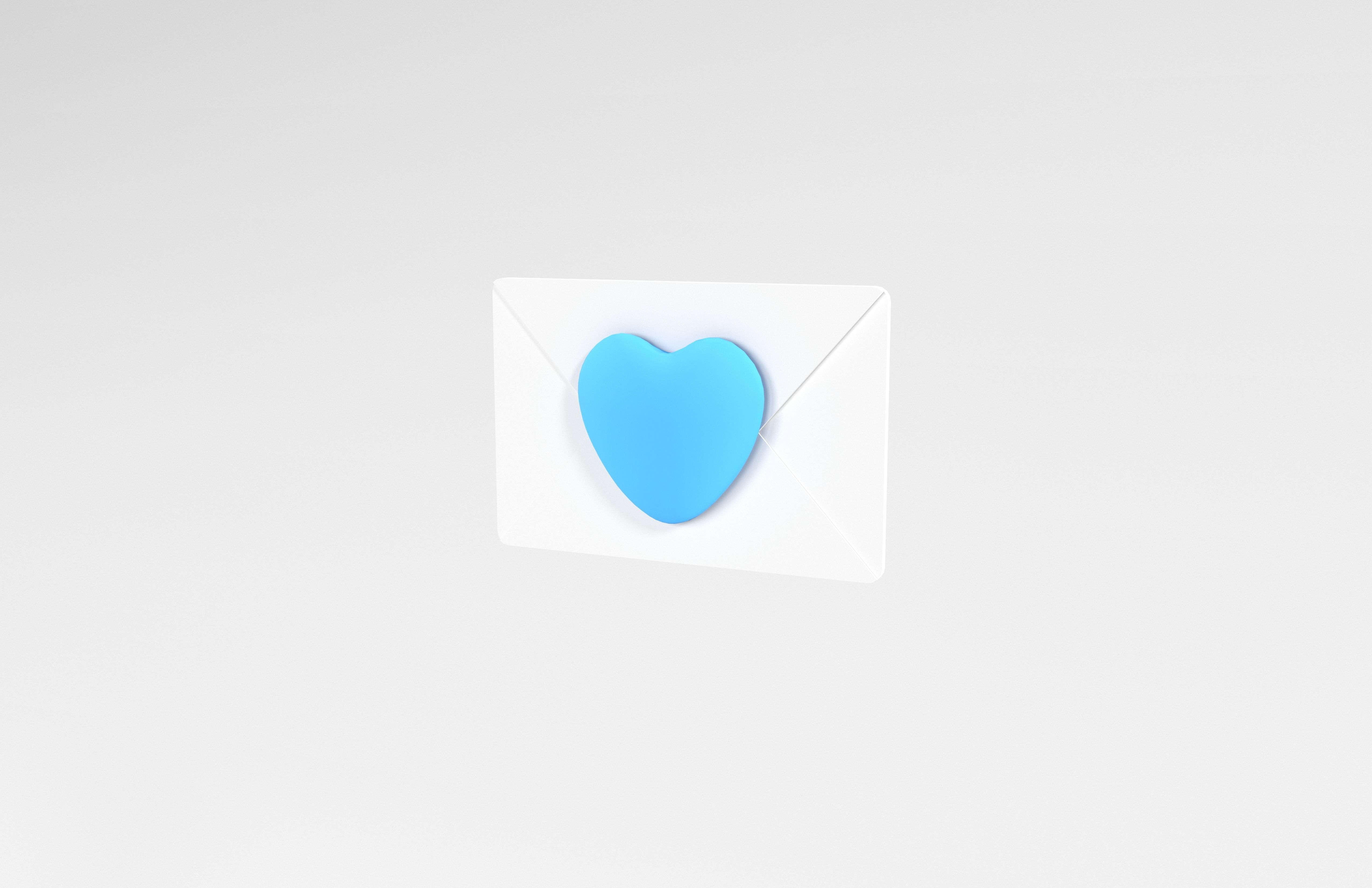 Love Letter v1 006 Low-poly 3D model_2