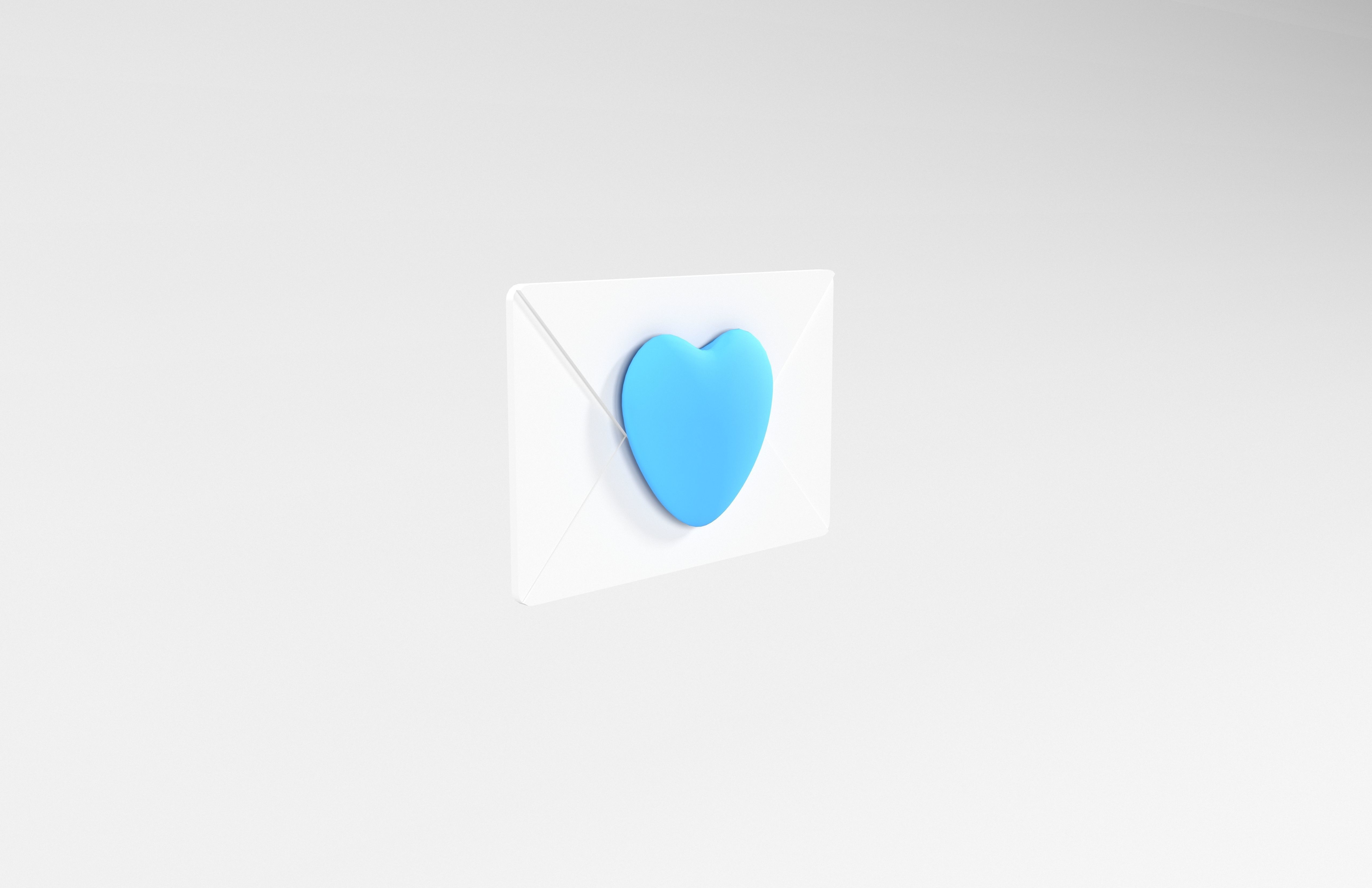 Love Letter v1 006 Low-poly 3D model_3