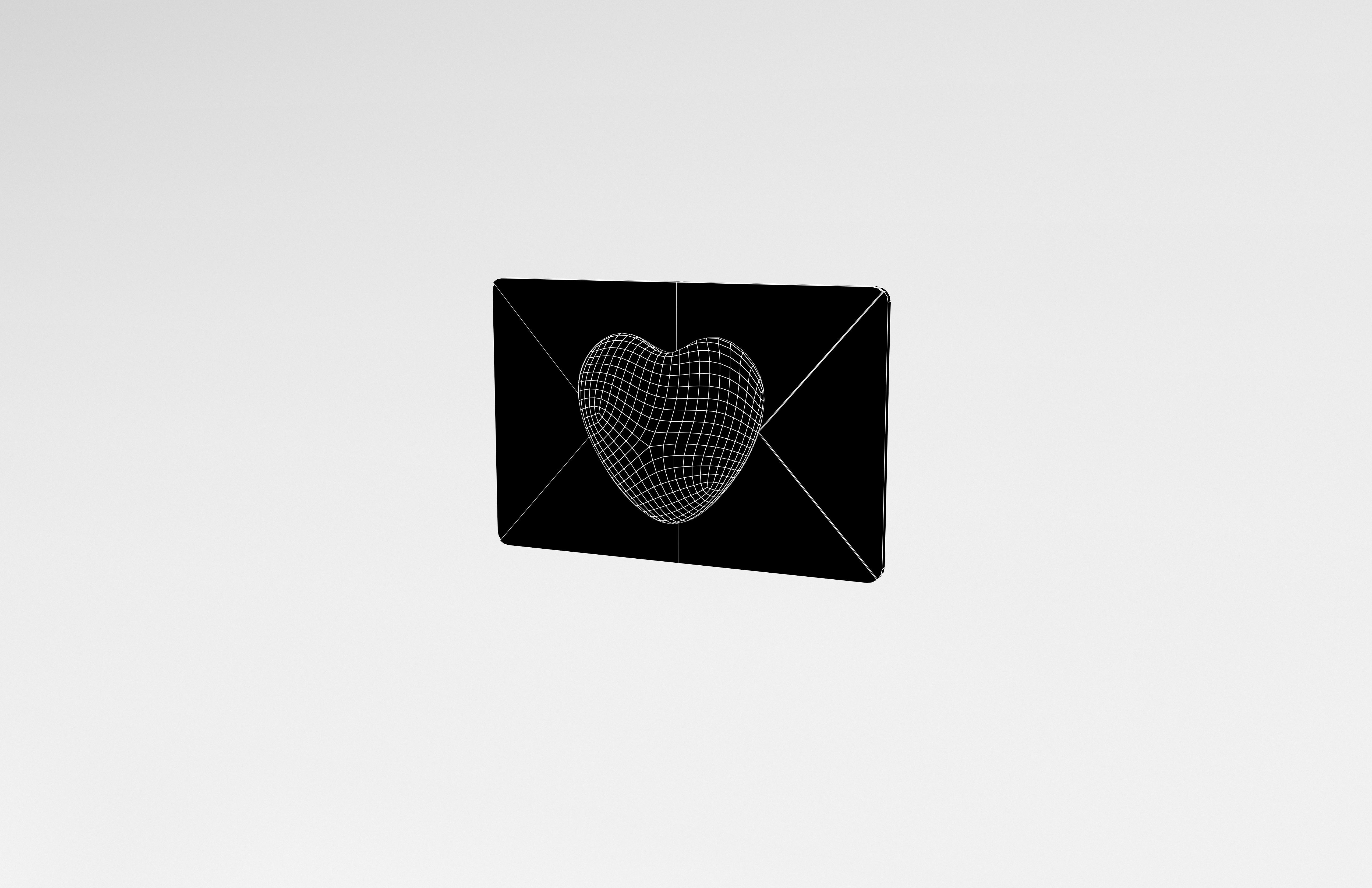 Love Letter v1 006 Low-poly 3D model_5