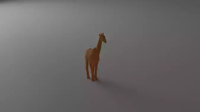 Giraffe Low Poly
