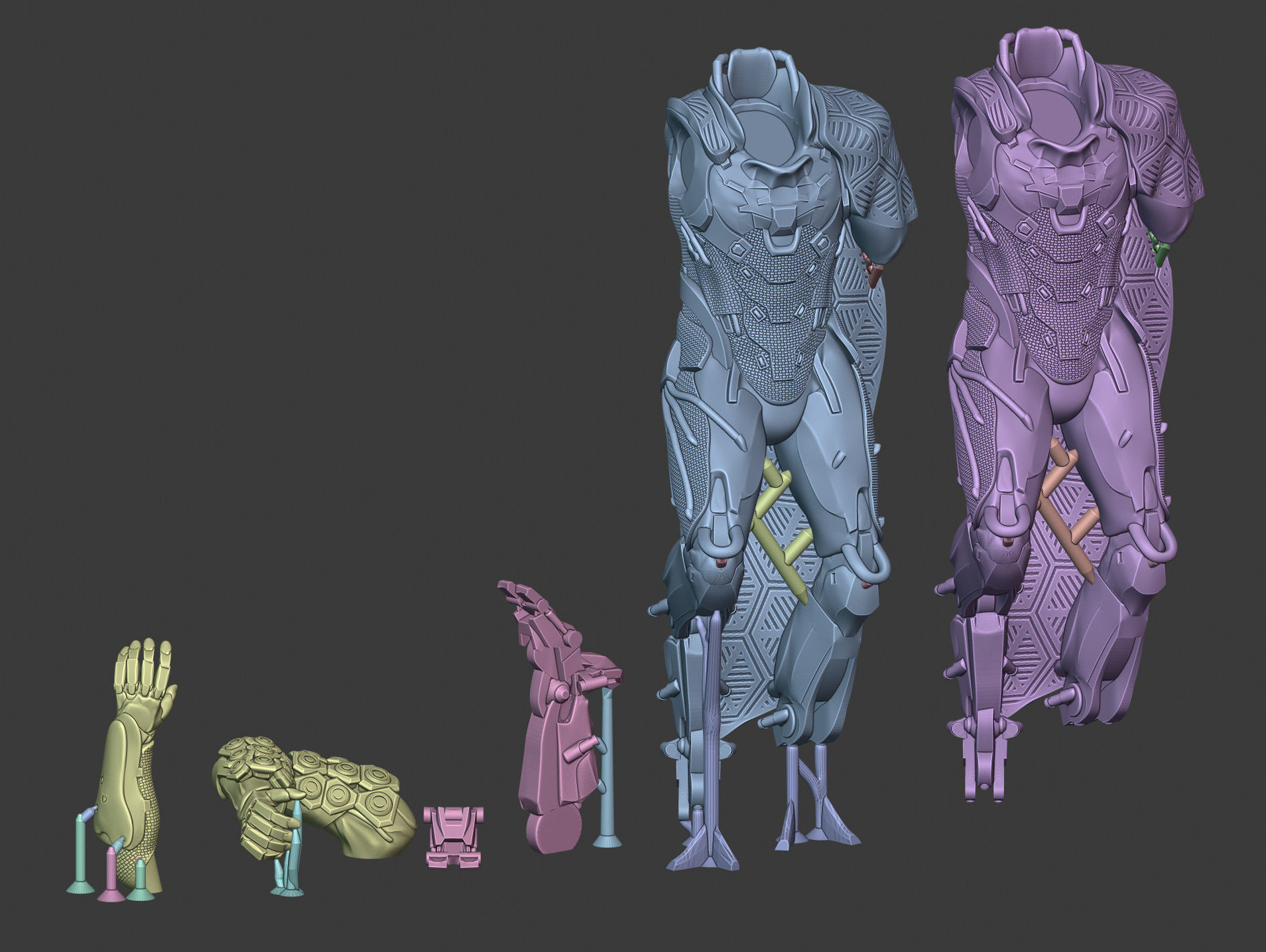 Anthem Storm Javelin and Colossus Legs 3D print model_3
