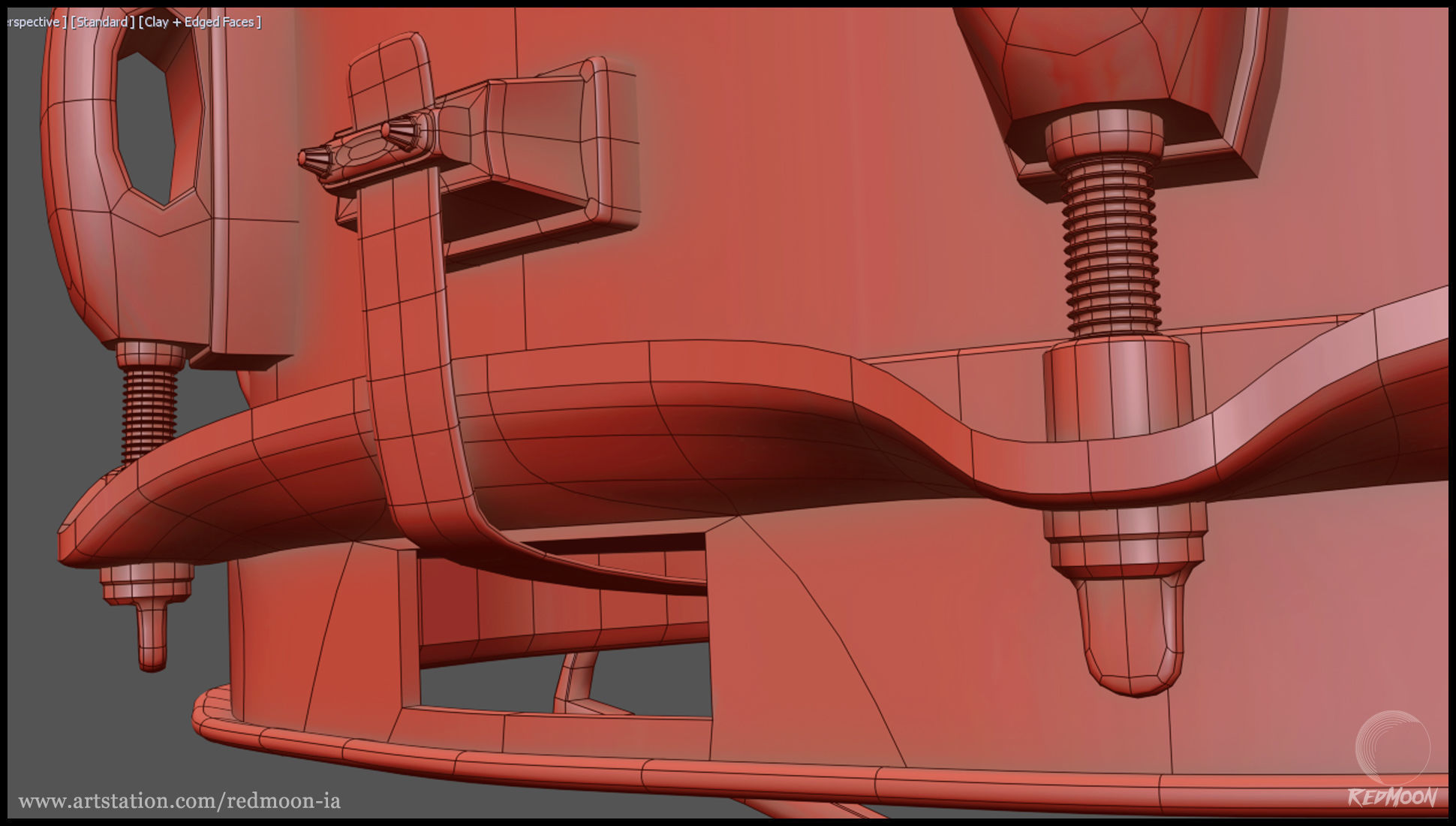 Drums Set guitar pedal 3D model_15