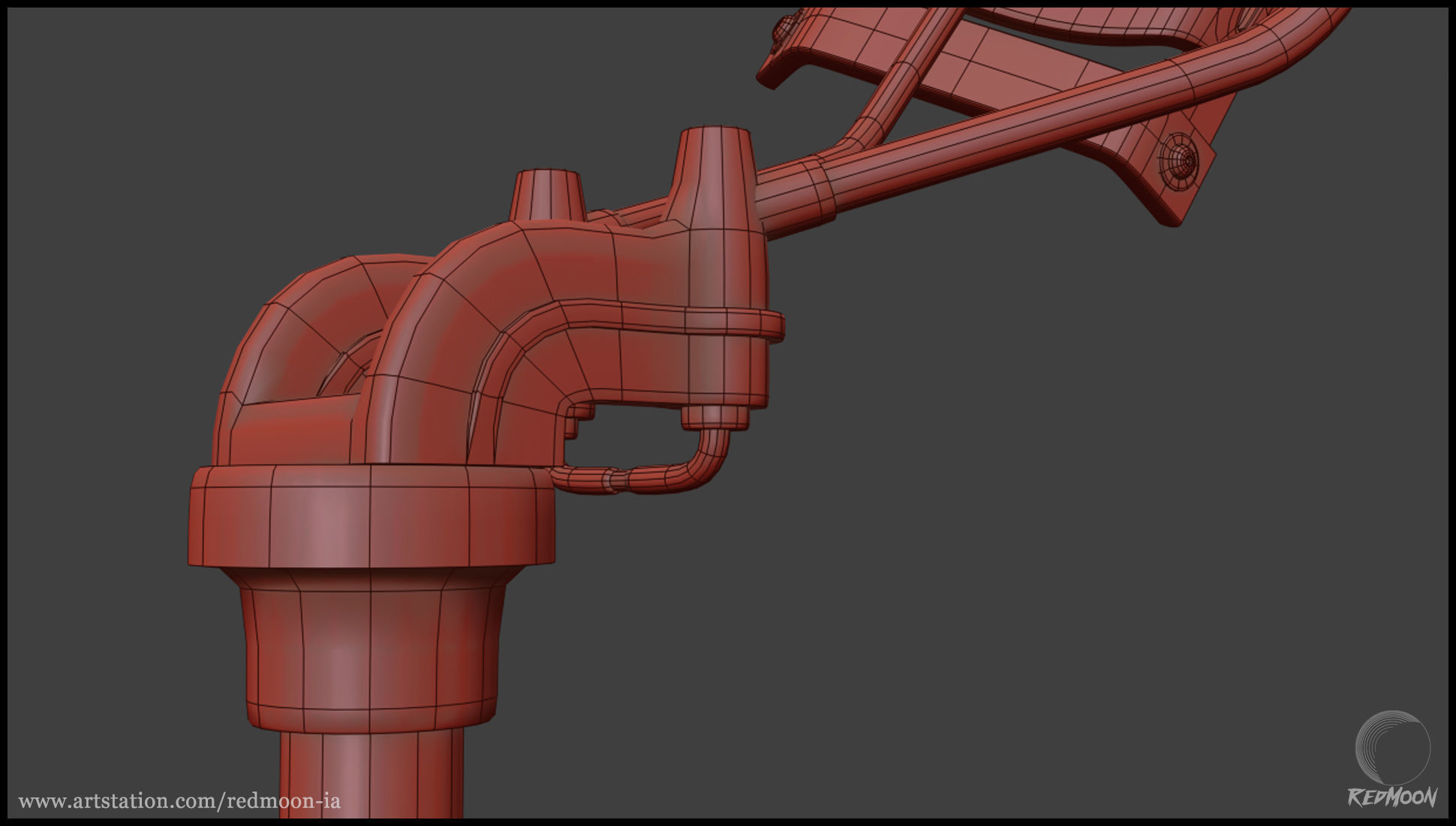 Drums Set guitar pedal 3D model_19