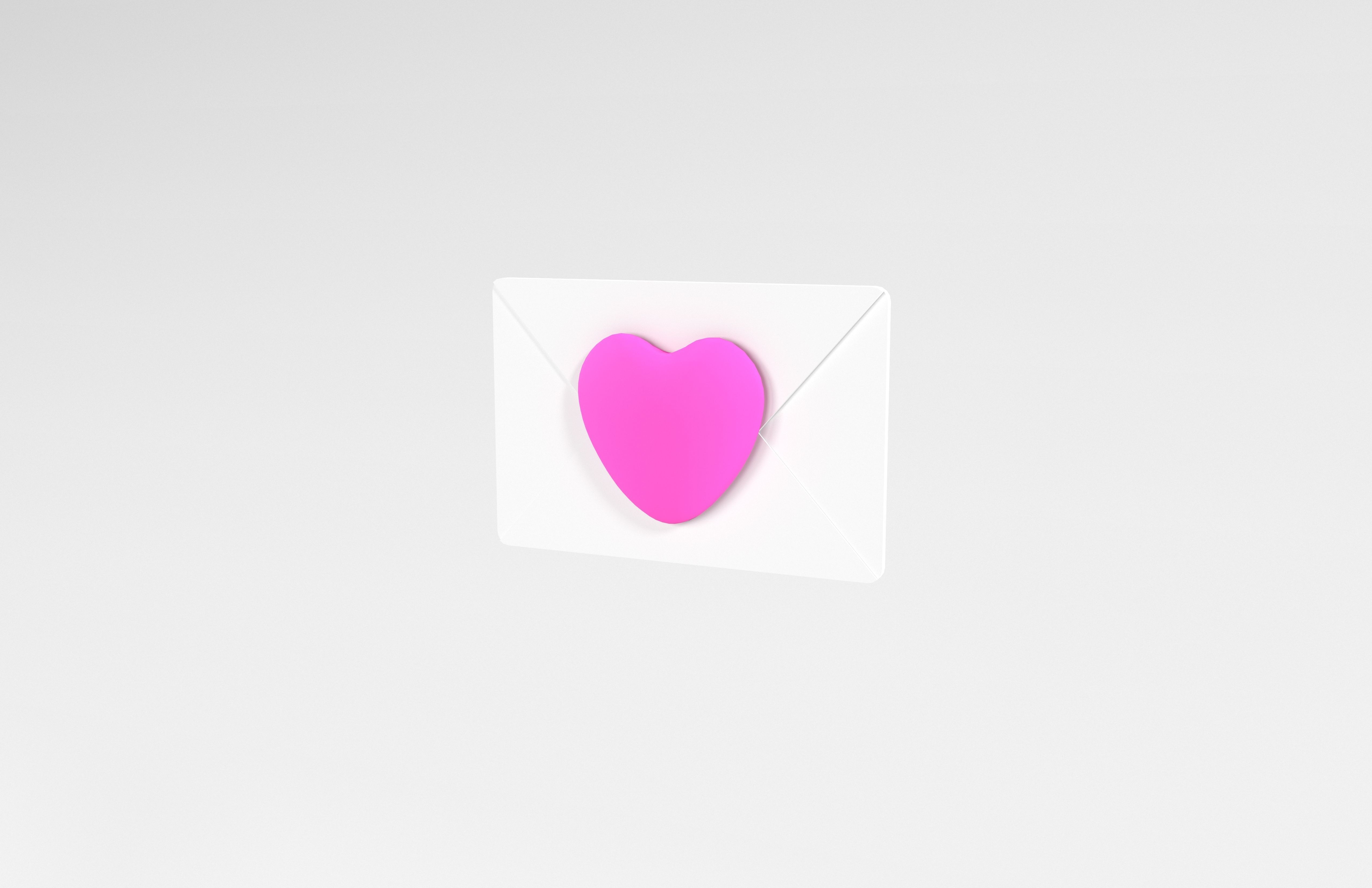 Love Letter v1 008 Low-poly 3D model_2