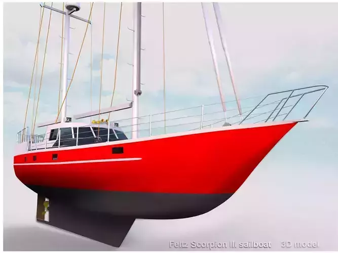 Feltz Scorpion III Sailboat  3D model