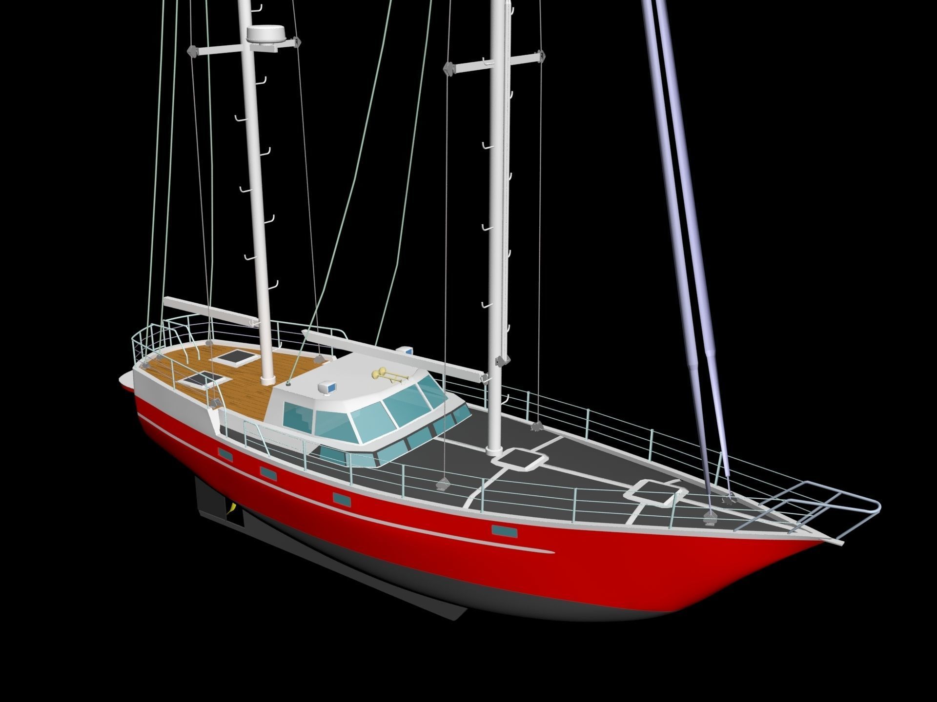 Feltz Scorpion III Sailboat  3D model_7
