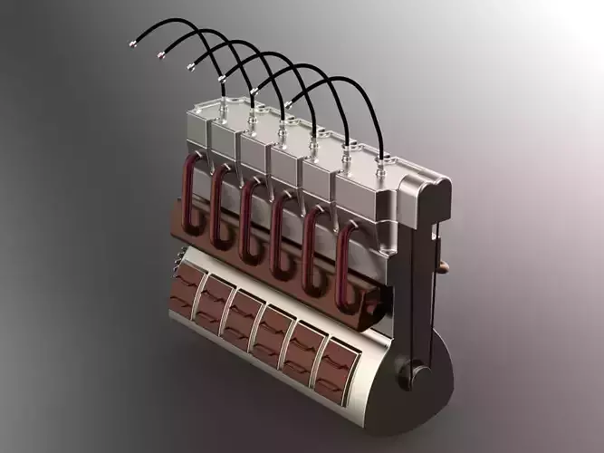 Engine solidworks Free 3D model